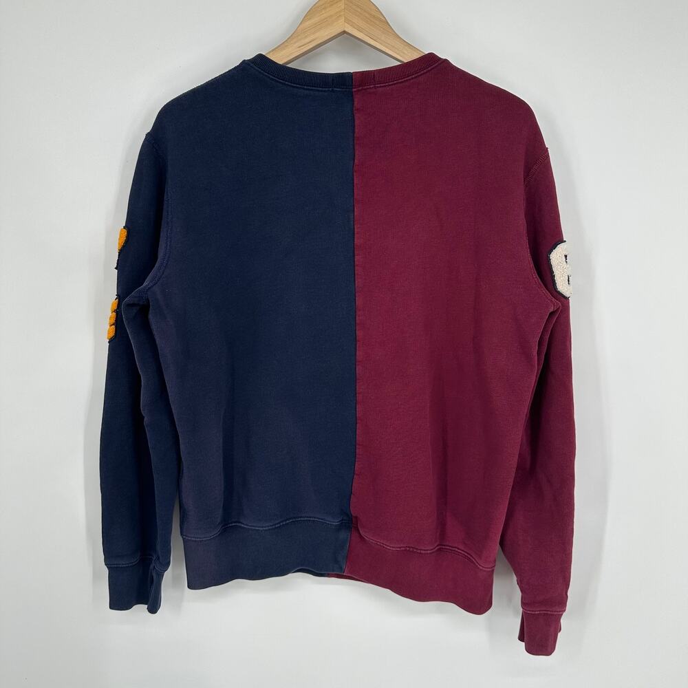 POLO Ralph Lauren Men's Colorblock Fleece Sweatshirt Crewneck Preppy Collegiate - Picture 9 of 11